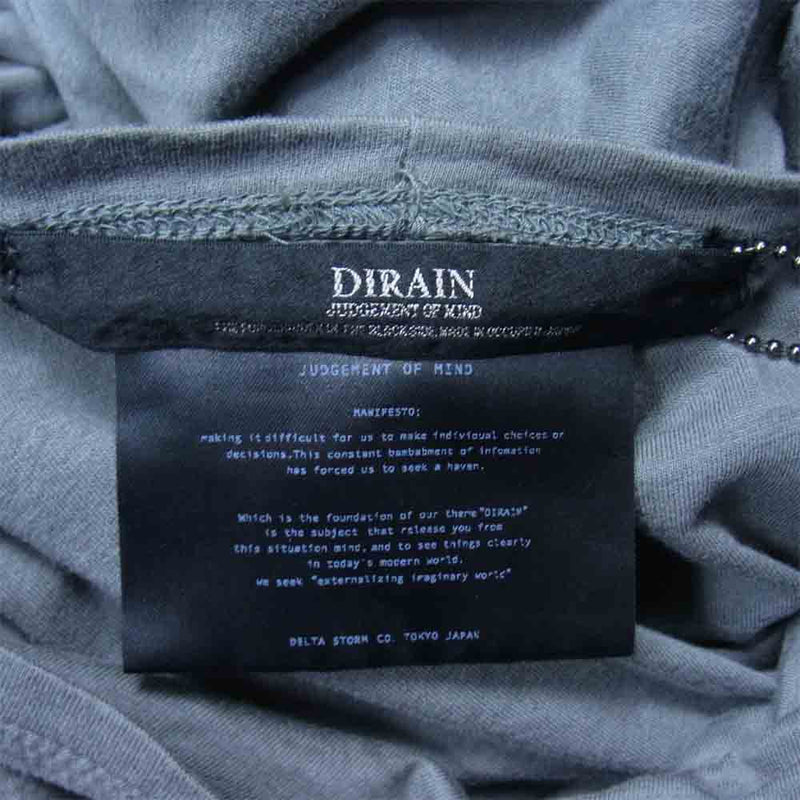 DIRAIN レザーシャツ サイズ１ - レザージャケット