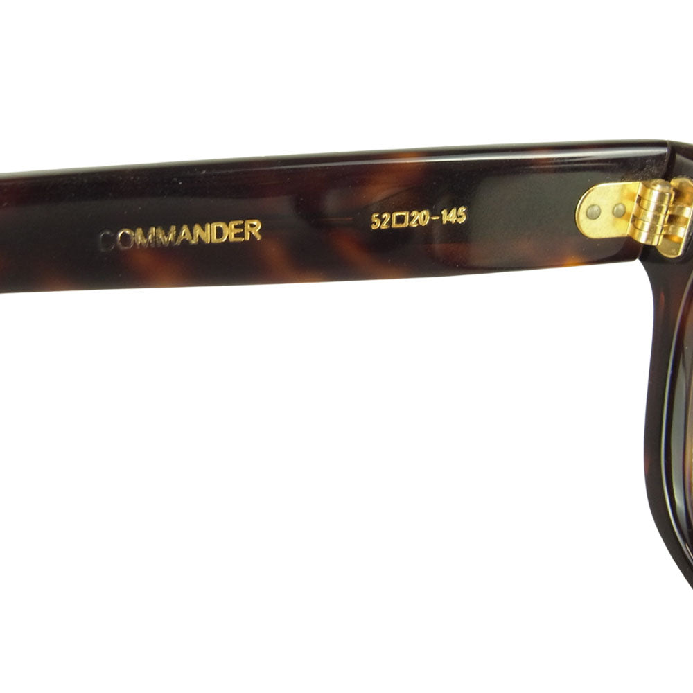 オリバー ゴールドスミス COMMANDER コマンダー 眼鏡 メガネ ブラウン系 52□20ー145【中古】