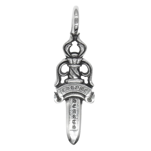 CHROME HEARTS クロムハーツ（原本無） DBL DAGGER ダブルダガー ペンダントトップ シルバー系【中古】