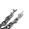 CHROME HEARTS クロムハーツ（原本無） PAPER CHAIN ペーパーチェーン 18インチ シルバー系【中古】