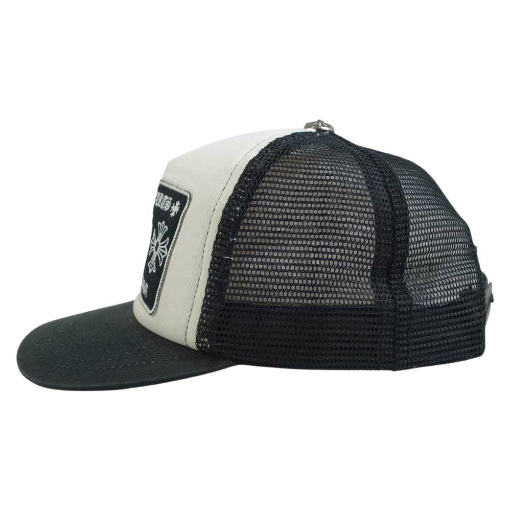 CHROME HEARTS クロムハーツ（原本無） 国内正規品 TRUCKER CAP CH トラッカーキャップ ブラック系 ホワイト系【中古】