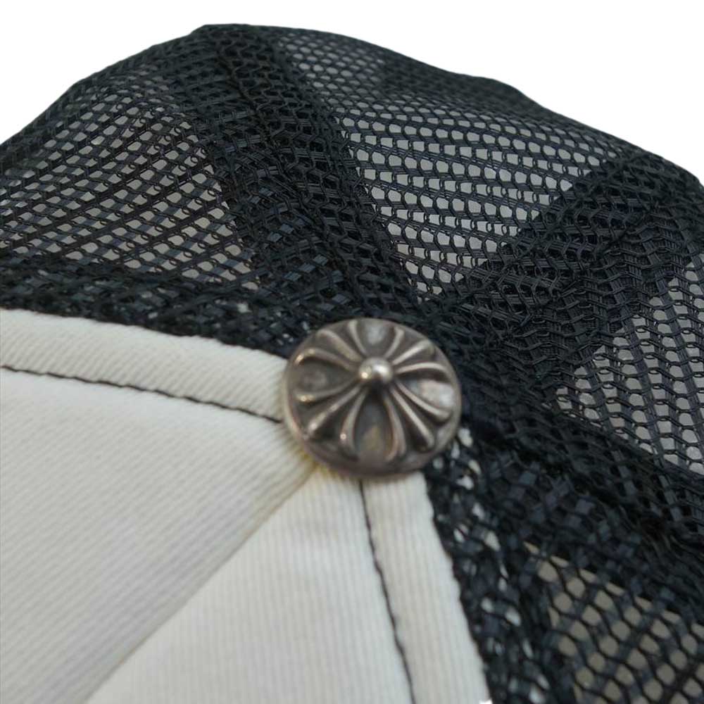 CHROME HEARTS クロムハーツ（原本無） 国内正規品 TRUCKER CAP CH トラッカーキャップ ブラック系 ホワイト系【中古】