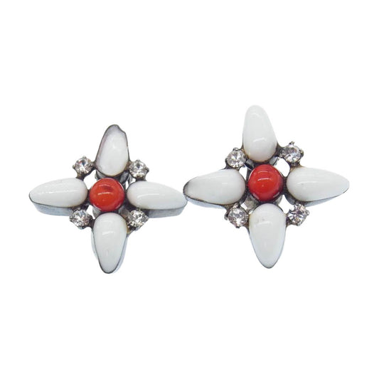 CHANEL シャネル グリポア ラインストーン 96P イヤリング【中古】