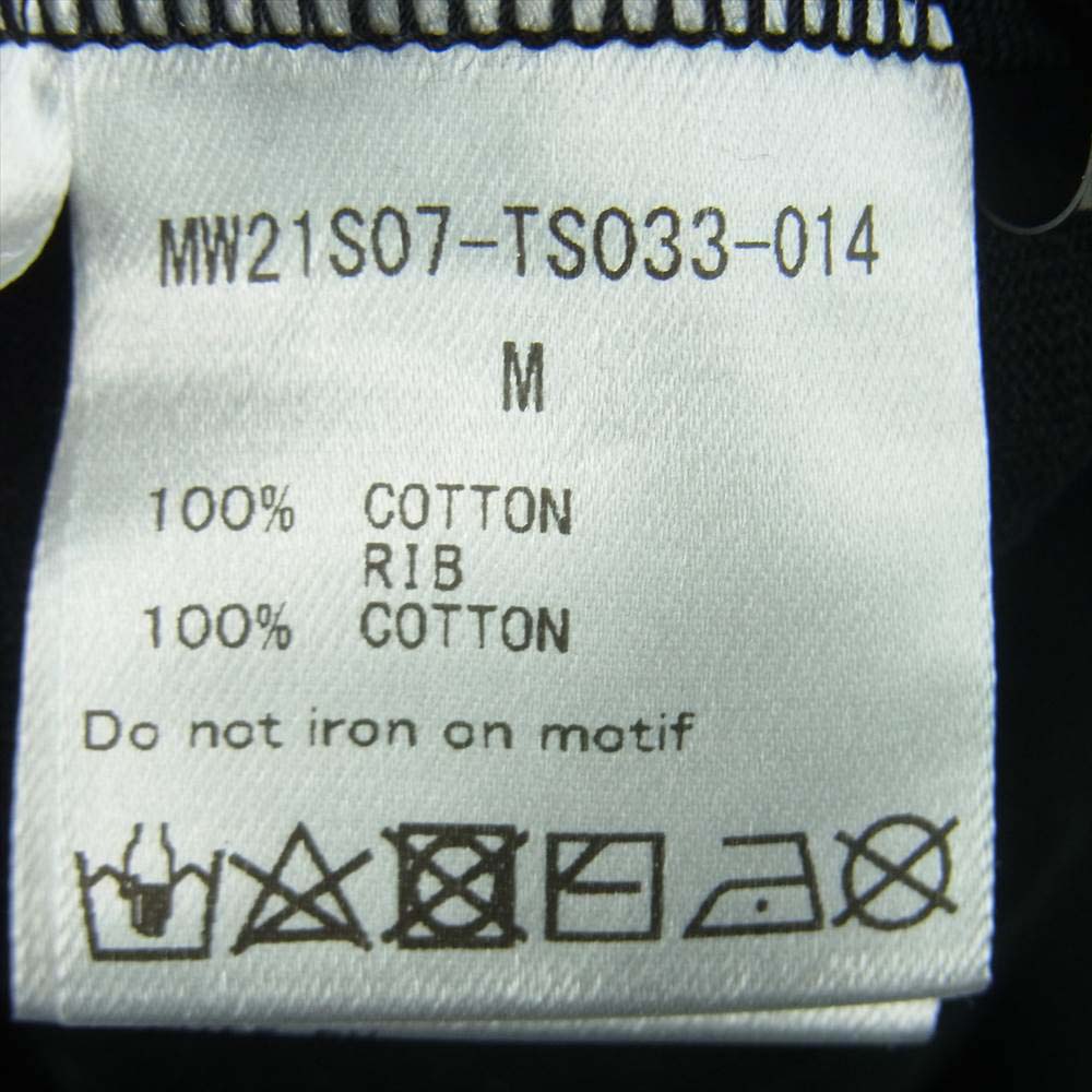 mastermind JAPAN マスターマインドジャパン 21AW MW21S07-TS033-014 FRAME LS TEE フレーム 長袖 Tシャツ ブラック系 M【極上美品】【中古】