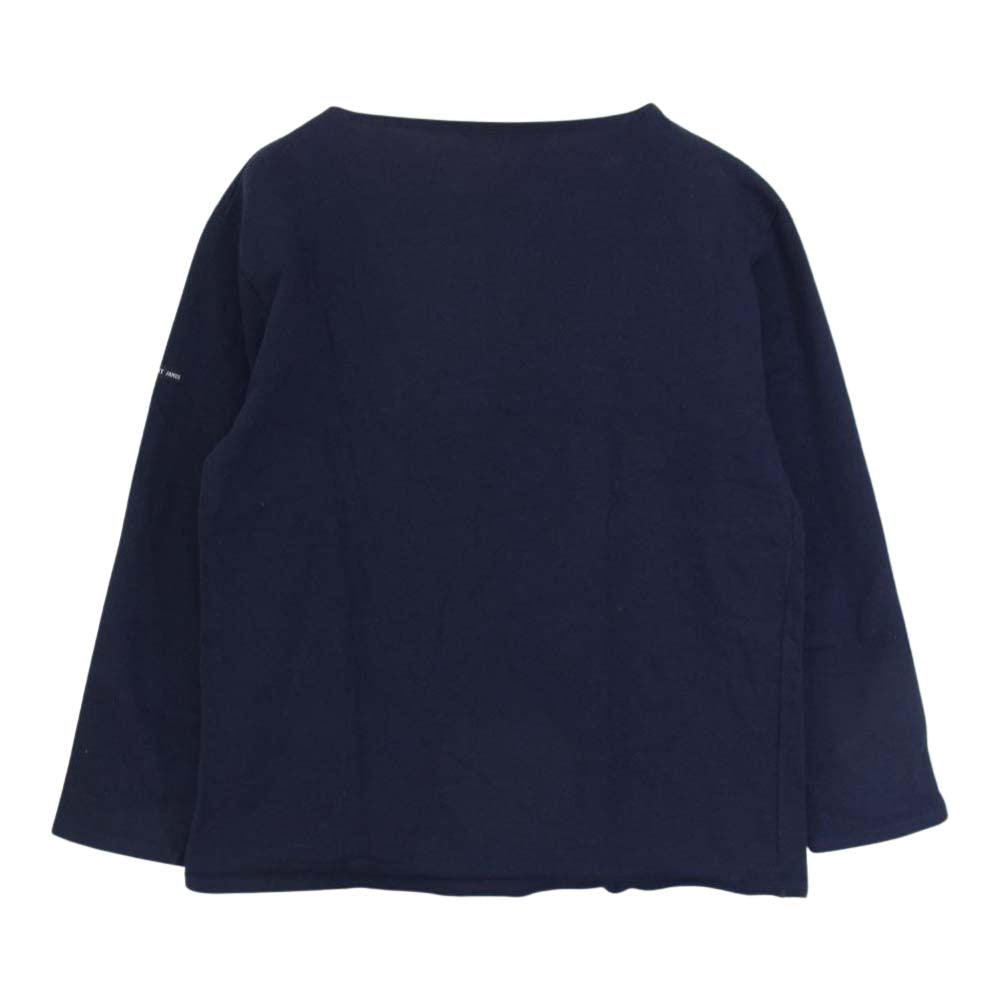 SAINT JAMES セントジェームス ウエッソン バスク シャツ カットソー ネイビー ネイビー系 40【中古】