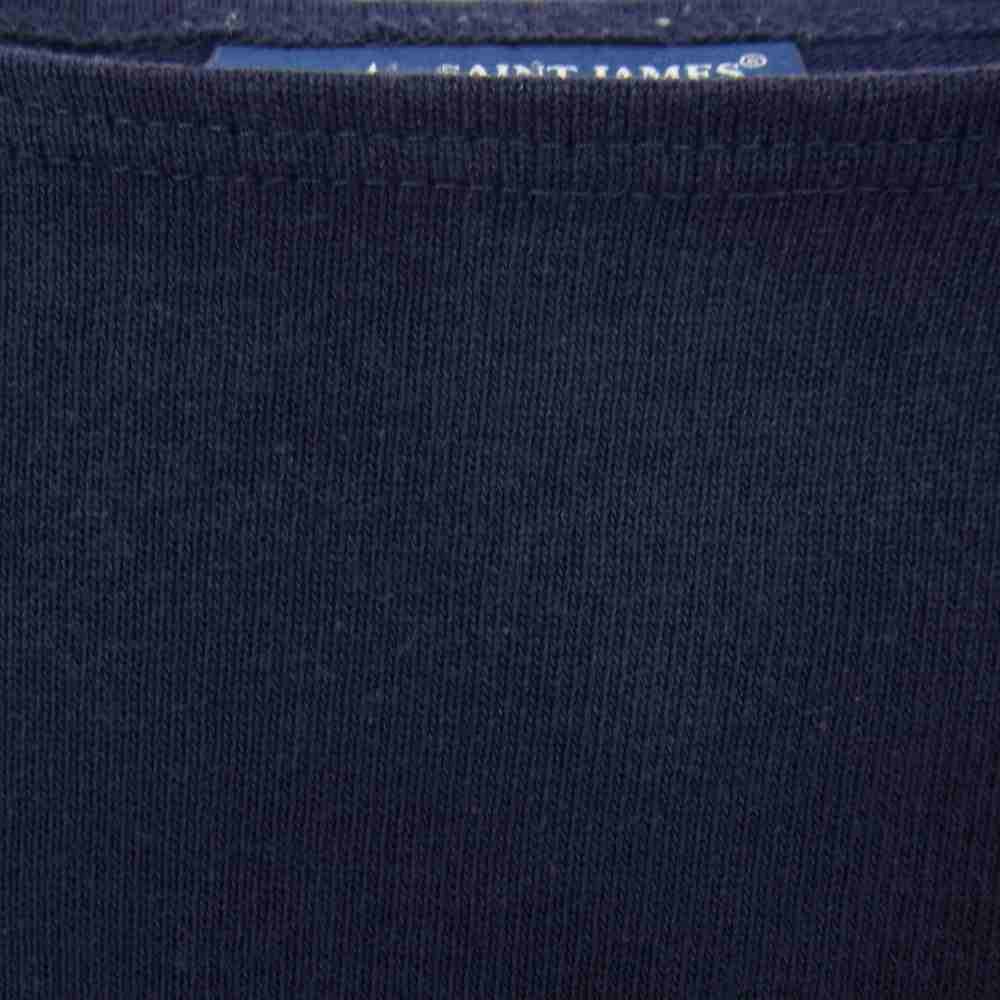 SAINT JAMES セントジェームス ウエッソン バスク シャツ カットソー ネイビー ネイビー系 40【中古】