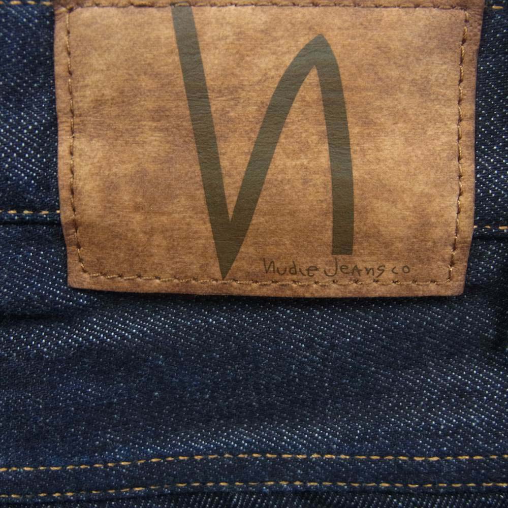 Nudie Jeans ヌーディージーンズ ストレート ボタンフライ デニム パンツ インディゴブルー系 W30 L30【美品】【中古】