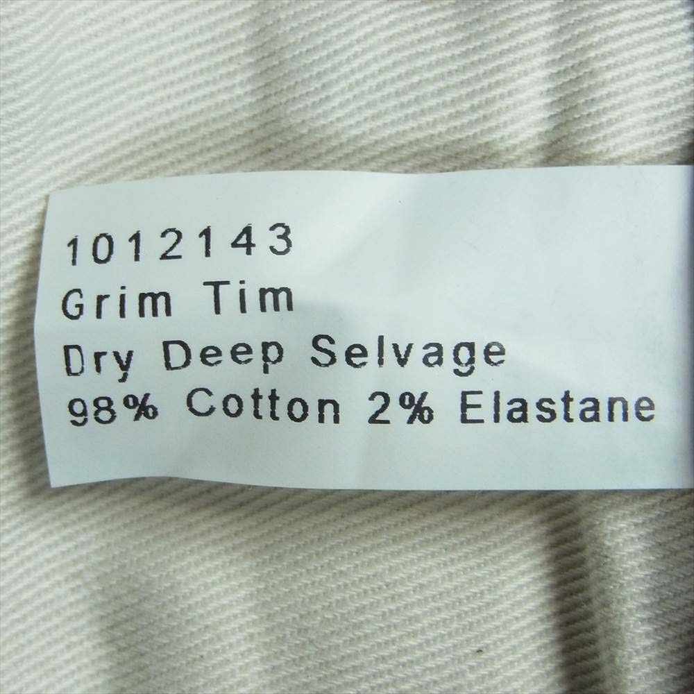 Nudie Jeans ヌーディージーンズ ストレート ボタンフライ デニム パンツ インディゴブルー系 W30 L30【美品】【中古】