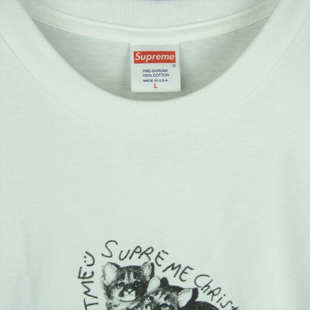 supremesupreme Eat Me Tee シュプリーム イート ミー 猫Tシャツ
