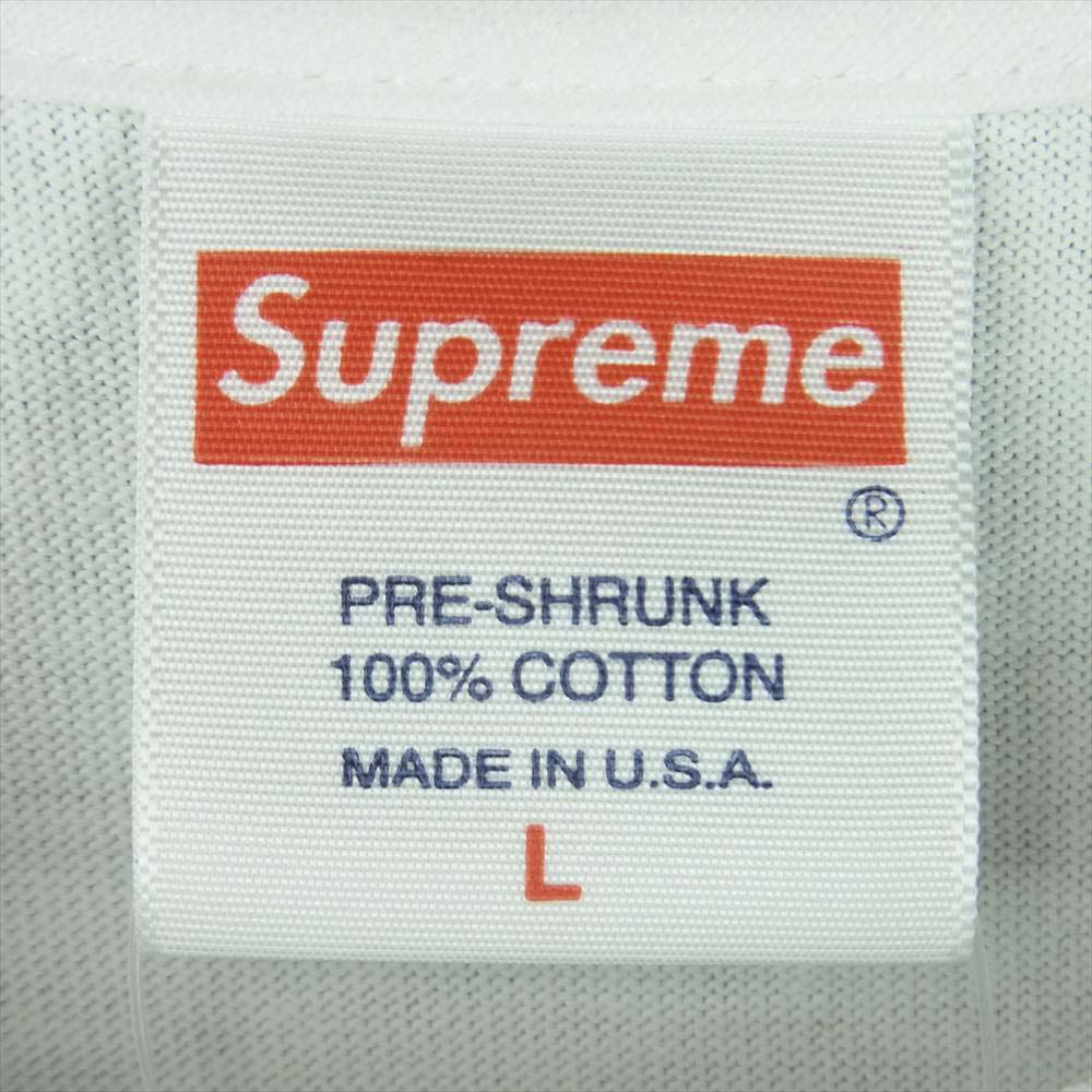 Supreme シュプリーム 19AW Eat Me Tee 猫 ネコ プリント 半袖 Tシャツ ホワイト系 L【新古品】【未使用】【中古】