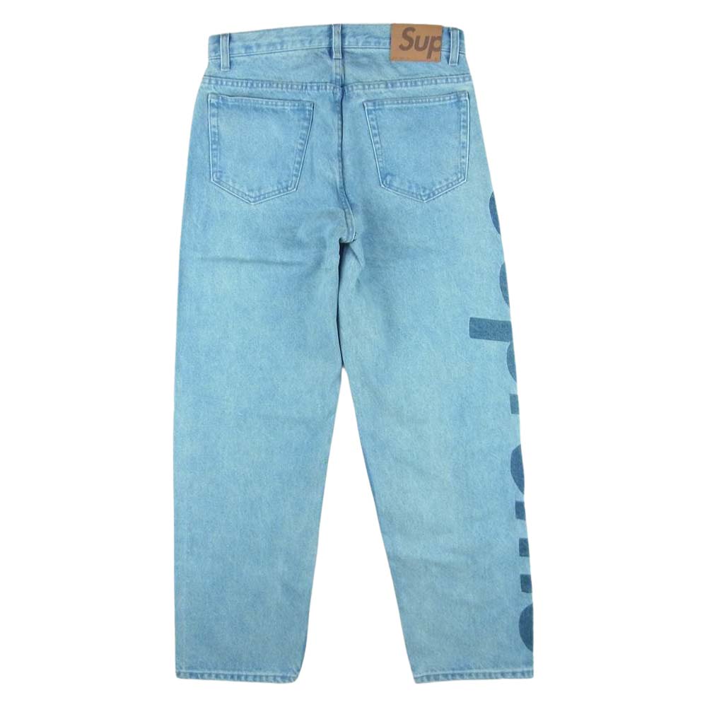 Supreme シュプリーム 22SS Inset Logo Jean インセント ロゴ ジーンズ デニム パンツ インディゴブルー系 30【新古品】【未使用】【中古】