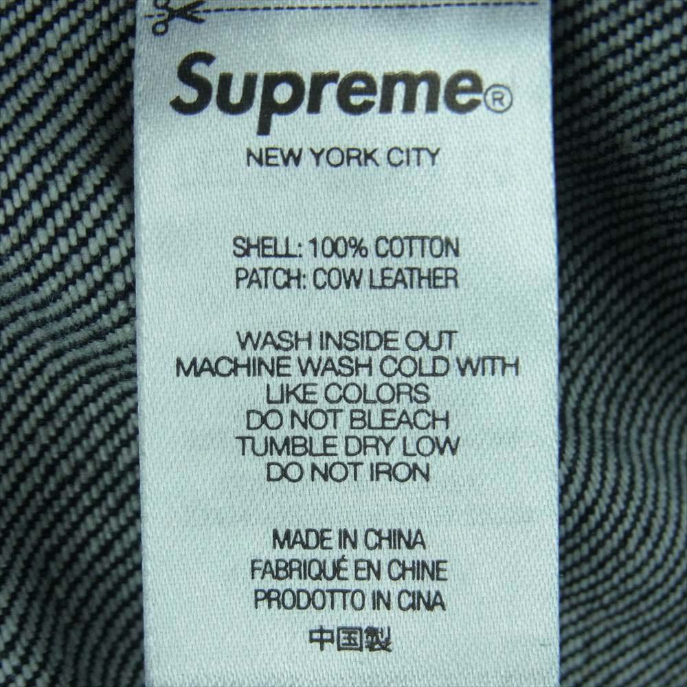 Supreme シュプリーム 22SS Inset Logo Denim Trucker Jacket インセント ロゴ デニム トラッカー ジャケット グレー系 L【新古品】【未使用】【中古】