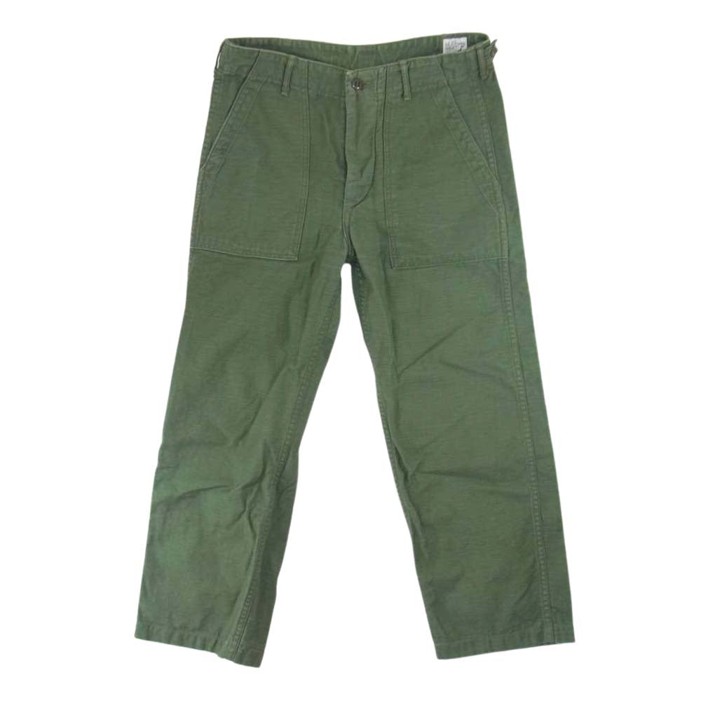orSlow オアスロウ ファティーグ ベイカー パンツ カーキ系 S【中古】