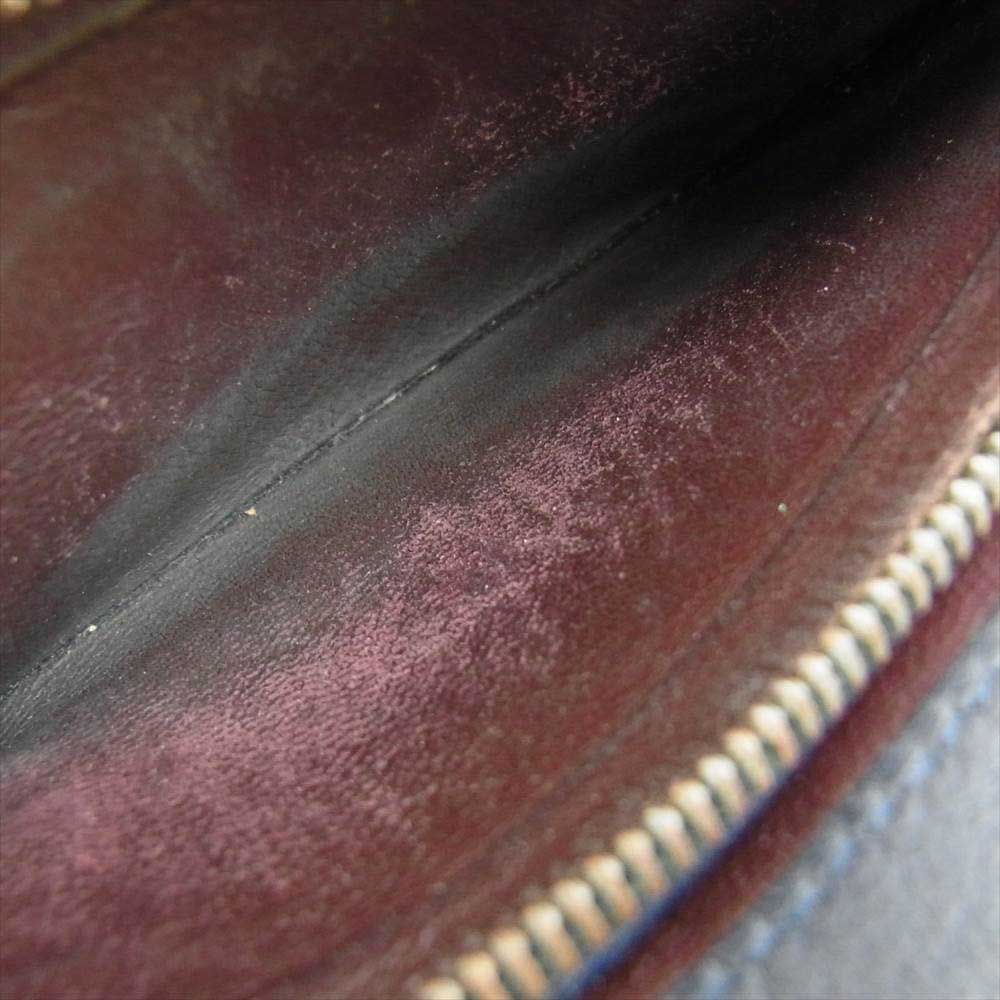 Dunhill ダンヒル L2XR10N 長財布 メンズ リーブス REEVES コートウォレット ネイビー系【中古】