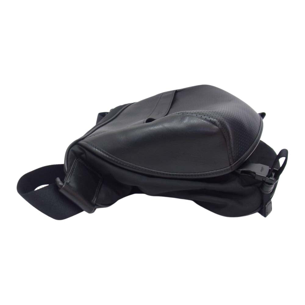 COACH コーチ F72234-BLK メンズ テレイン パック パーフォレーテッド レザー ボディバッグ  ブラック系【中古】