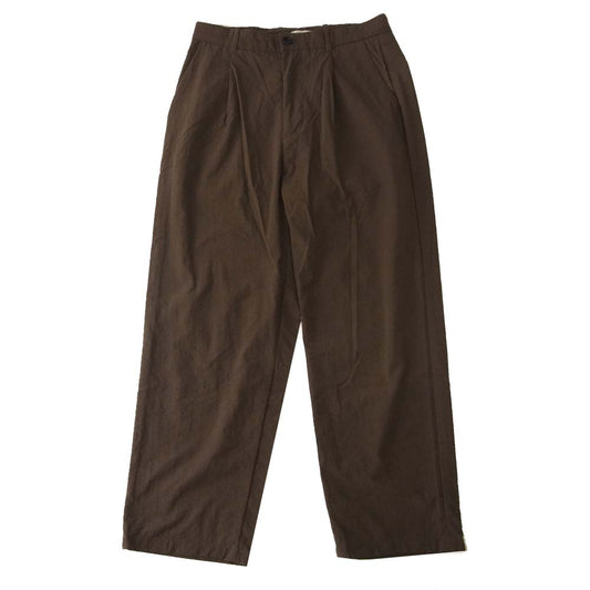 スティーブンアラン NYLON/OX SUPER BAGGY TAPERED PANTS バギーテーパード ナイロン パンツ ブラウン系 S【中古】