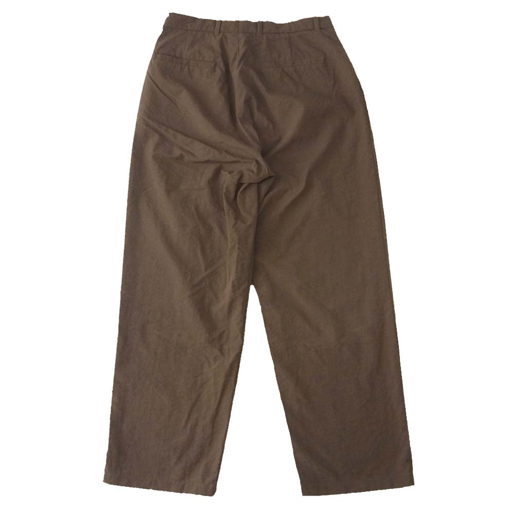 スティーブンアラン NYLON/OX SUPER BAGGY TAPERED PANTS バギーテーパード ナイロン パンツ ブラウン系 S【中古】