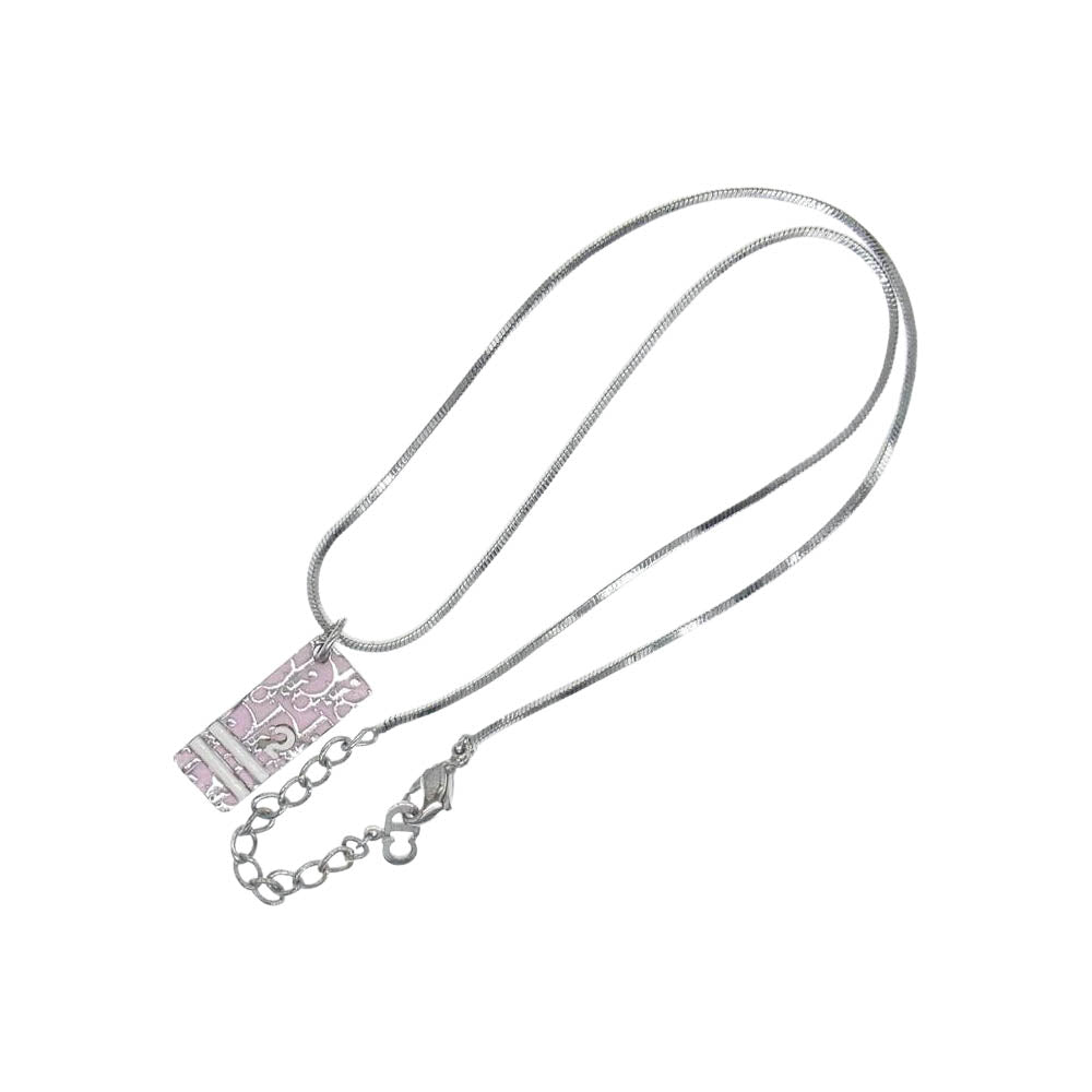 Christian Dior クリスチャンディオール トロッター プレート ネックレス シルバー系【中古】
