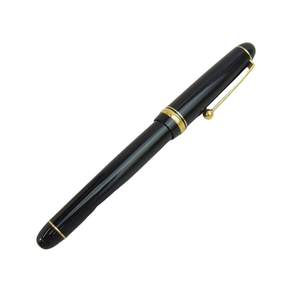 カスタム ペン先 14K 万年筆 ブラック系【中古】