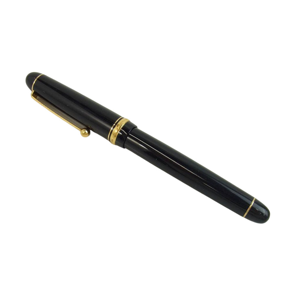 カスタム ペン先 14K 万年筆 ブラック系【中古】