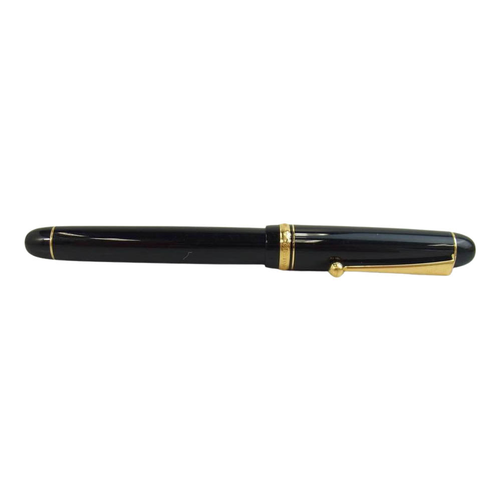 カスタム ペン先 14K 万年筆 ブラック系【中古】