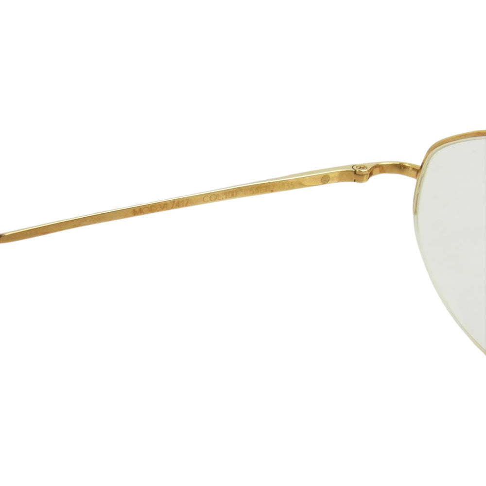 FENDI フェンディ 度入り アイウェア ゴールド系【中古】