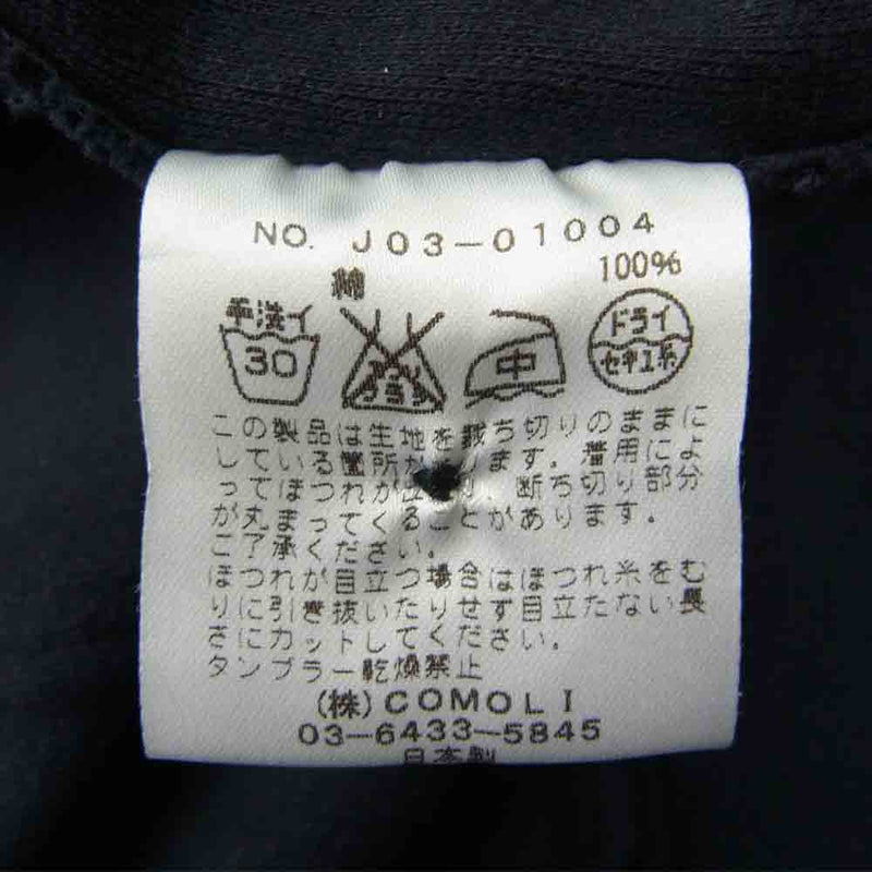 COMOLI コモリ J03-01004 インレイツイル ジャケット ネイビー系 Ｆ【中古】