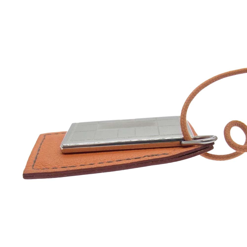 HERMES エルメス ペア チョーカー オレンジ系【中古】