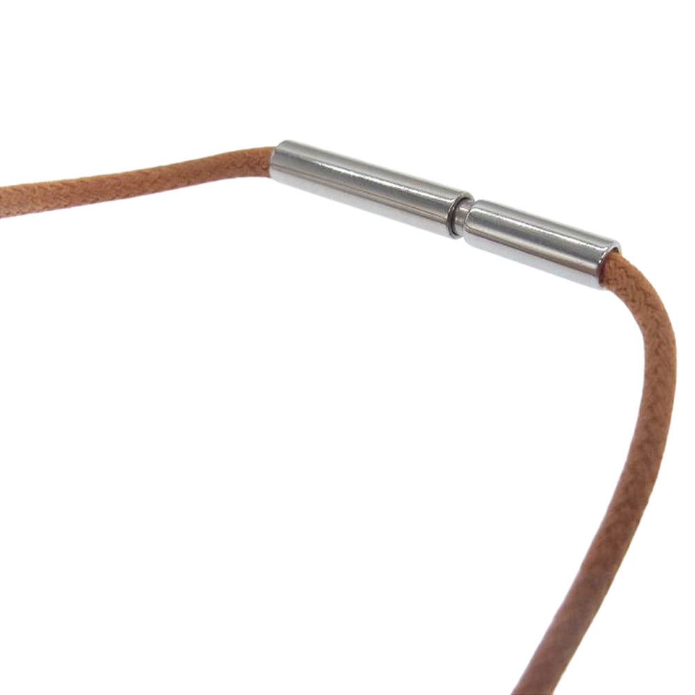 HERMES エルメス ペア チョーカー オレンジ系【中古】