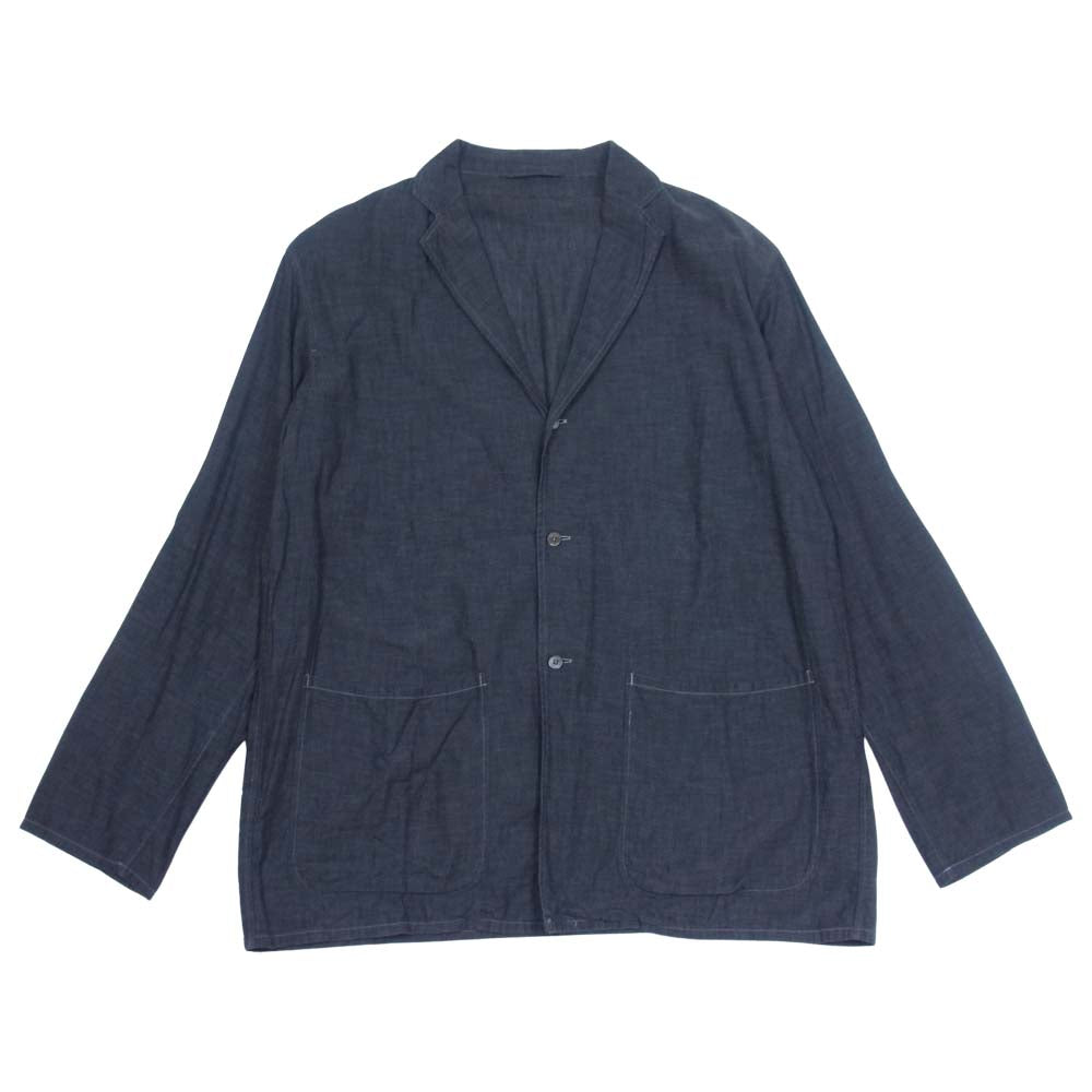 COMOLI コモリ I01-01006 ベタシャン シャツ ジャケット チャコール系 1【中古】