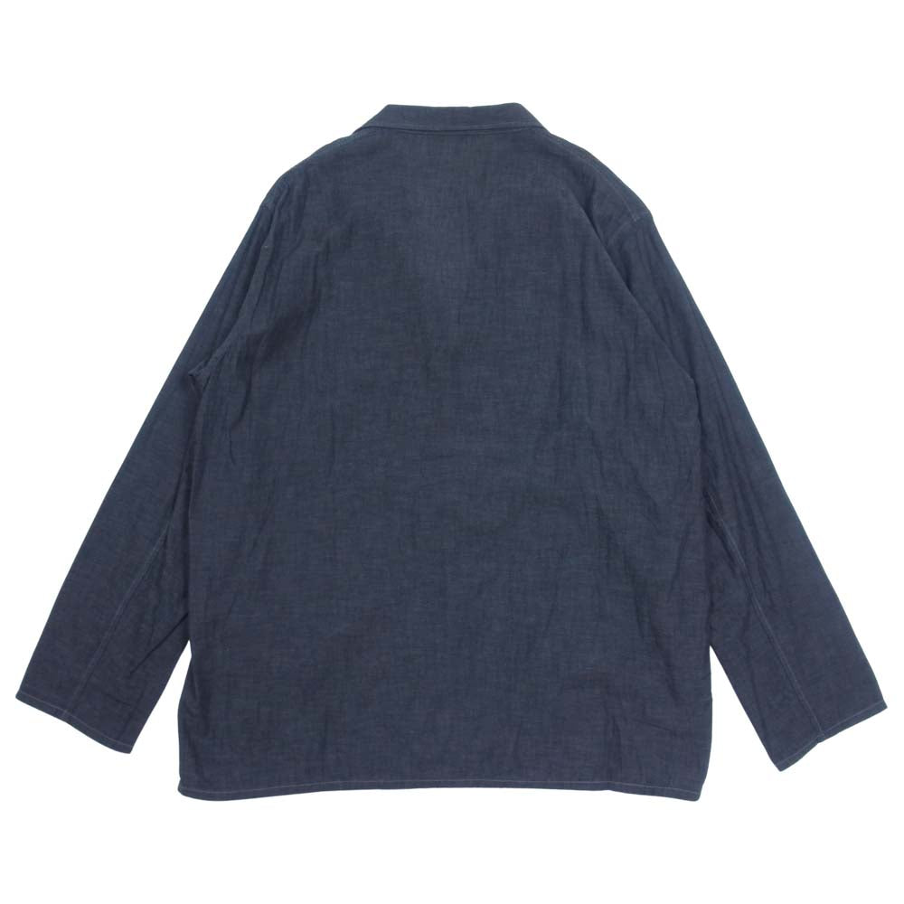COMOLI コモリ I01-01006 ベタシャン シャツ ジャケット チャコール系 1【中古】
