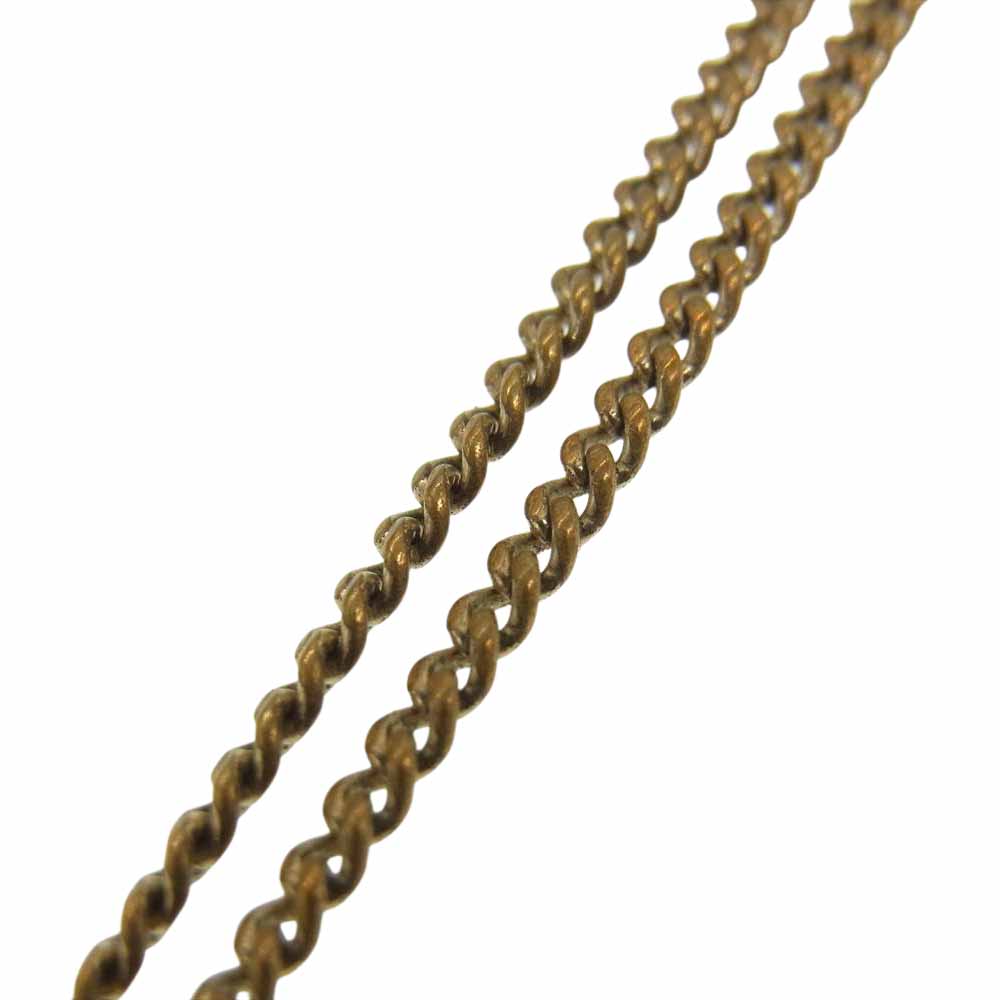 CHANEL シャネル A13P ココマーク フェイクパール ネックレス ゴールド系【中古】