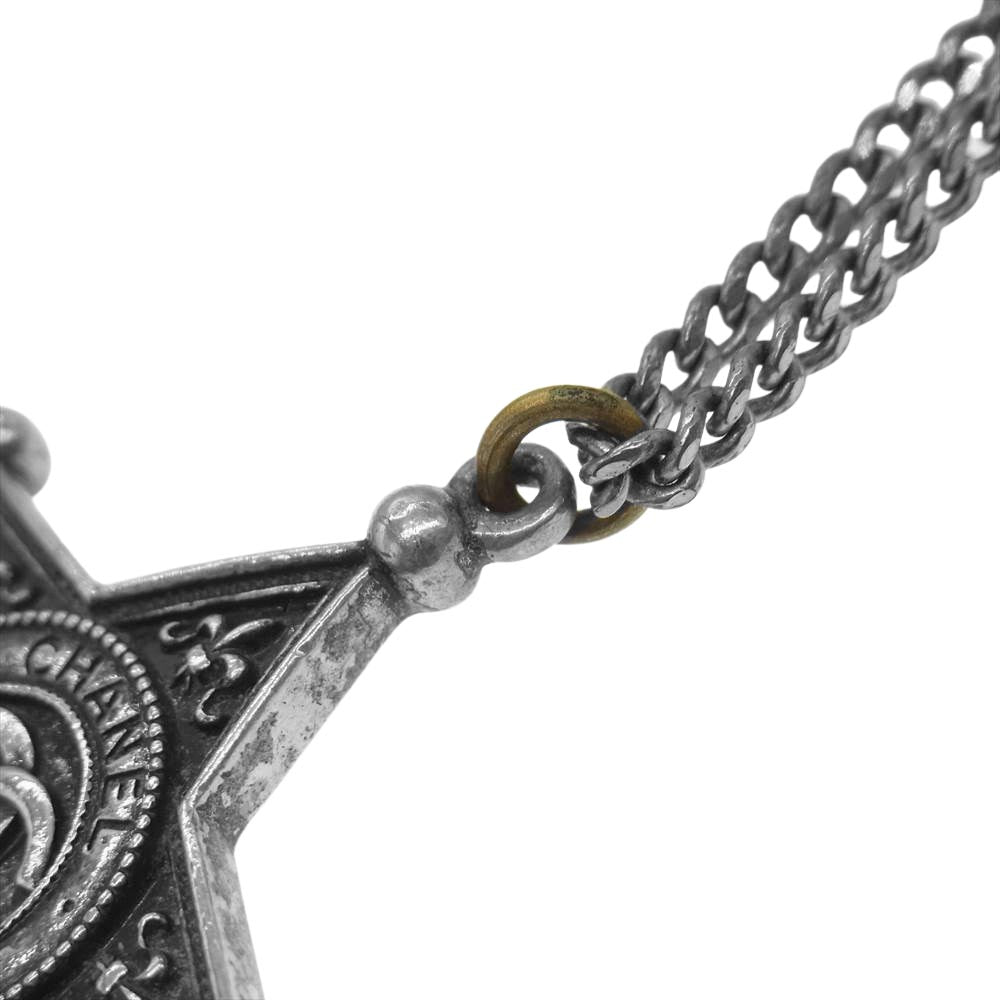 CHANEL シャネル A14A 星 スター パリダラス ネックレス シルバー系【中古】