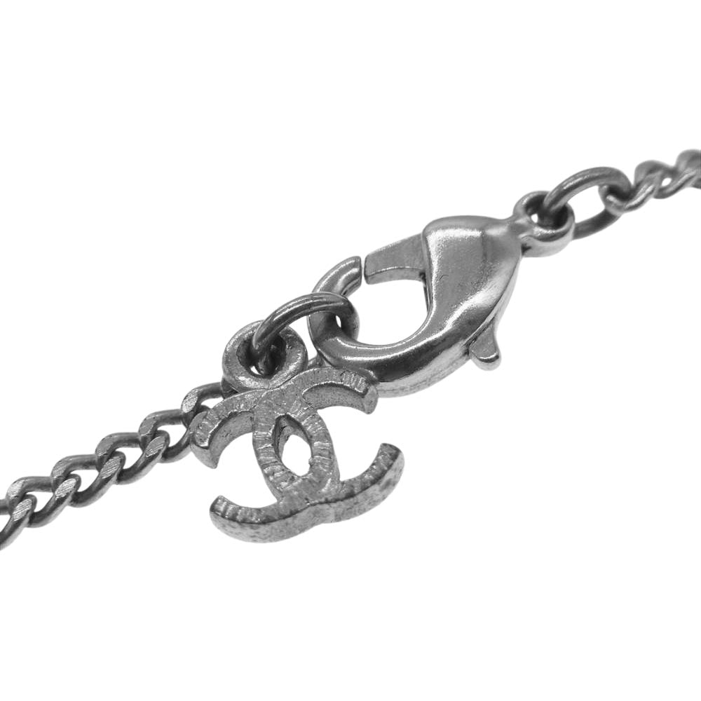 CHANEL シャネル A14A 星 スター パリダラス ネックレス シルバー系【中古】