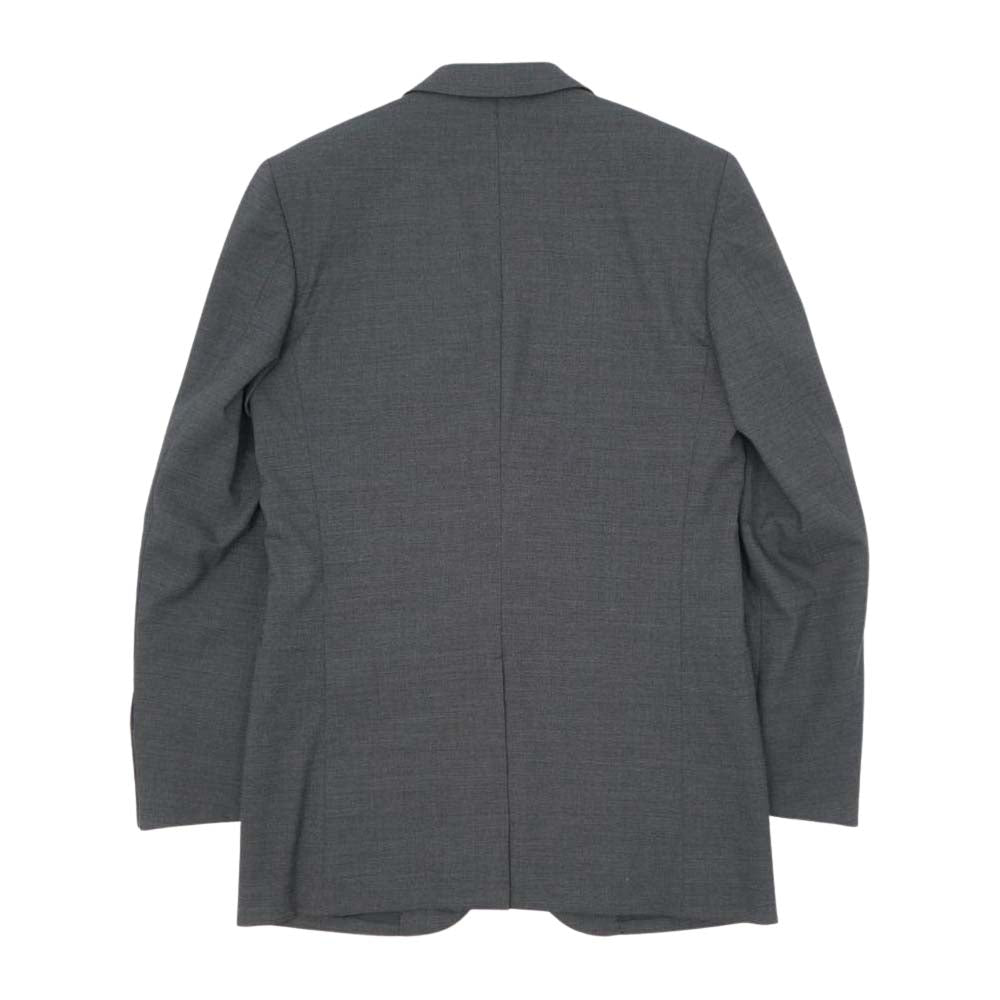 JIL SANDER ジルサンダー 国内正規品 イタリア製 M214602 ウール 2B セットアップ テーラードジャケット スラックスパンツ ダークグレー系 44【中古】