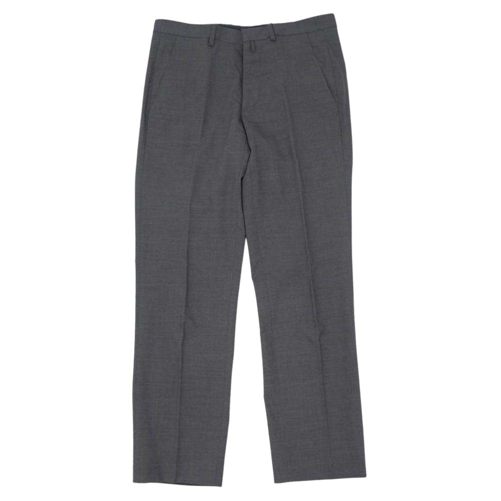 JIL SANDER ジルサンダー 国内正規品 イタリア製 M214602 ウール 2B セットアップ テーラードジャケット スラックスパンツ ダークグレー系 44【中古】