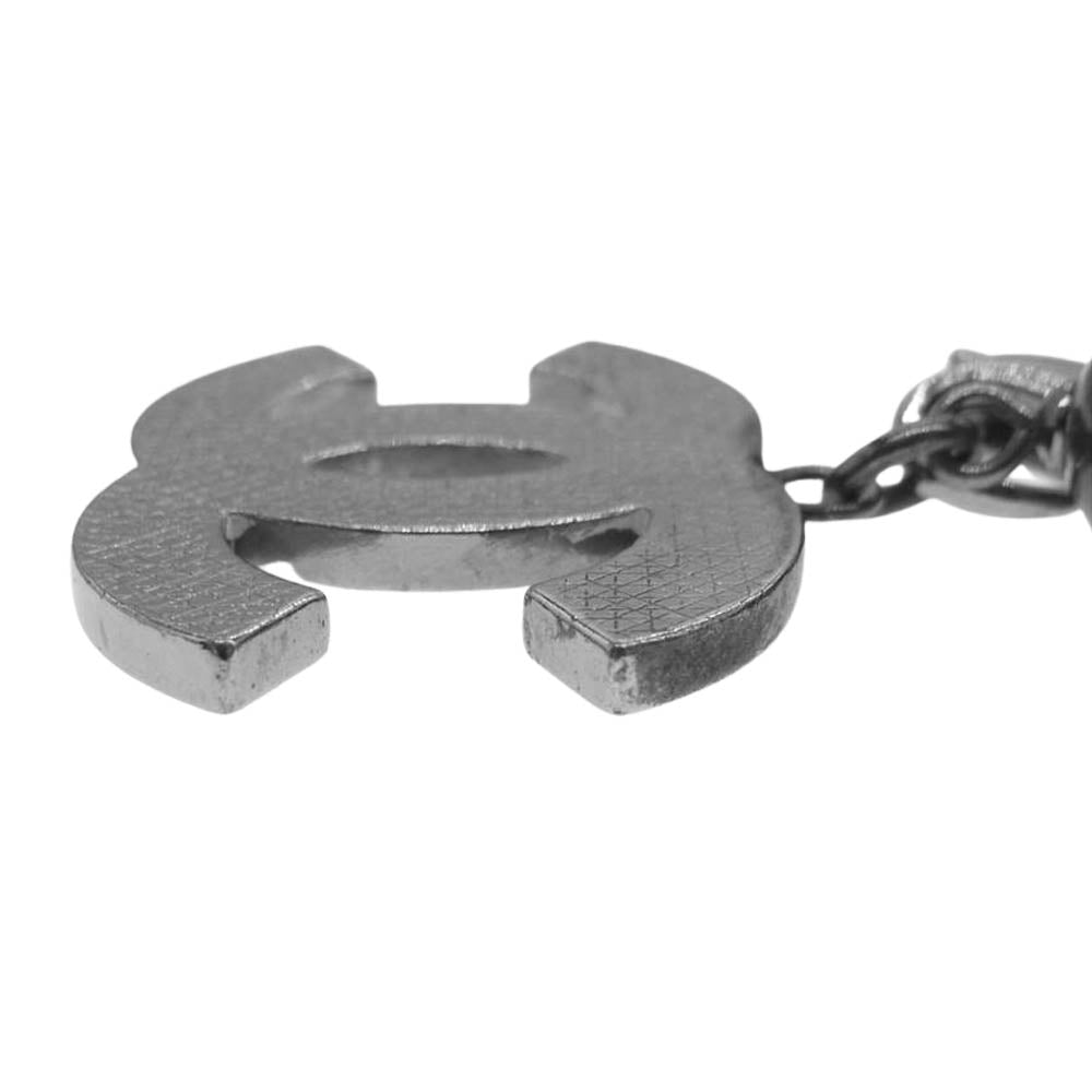 CHANEL シャネル A13V ココマーク フェイクパール ビーズ ブレスレット ブラック系【中古】