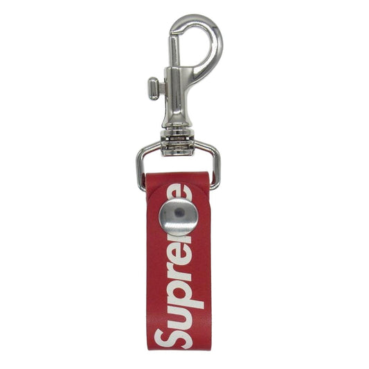 Supreme シュプリーム 21SS Leather Key Loop レザー キー ループ レッド系【中古】
