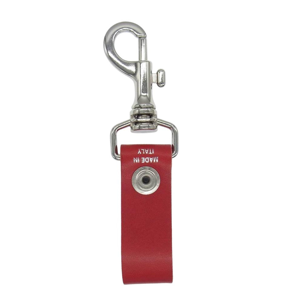 Supreme シュプリーム 21SS Leather Key Loop レザー キー ループ レッド系【中古】