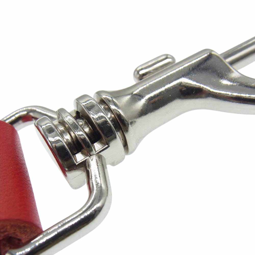 Supreme シュプリーム 21SS Leather Key Loop レザー キー ループ レッド系【中古】