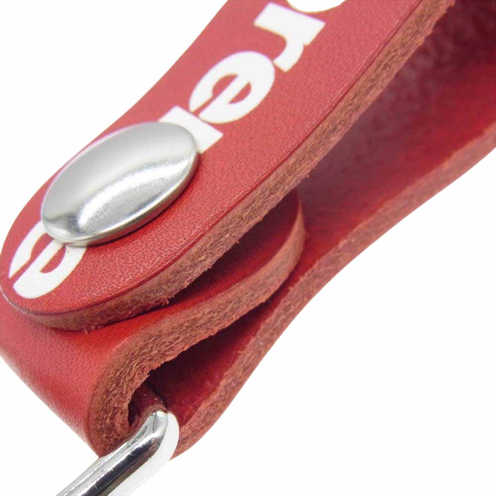 Supreme シュプリーム 21SS Leather Key Loop レザー キー ループ レッド系【中古】
