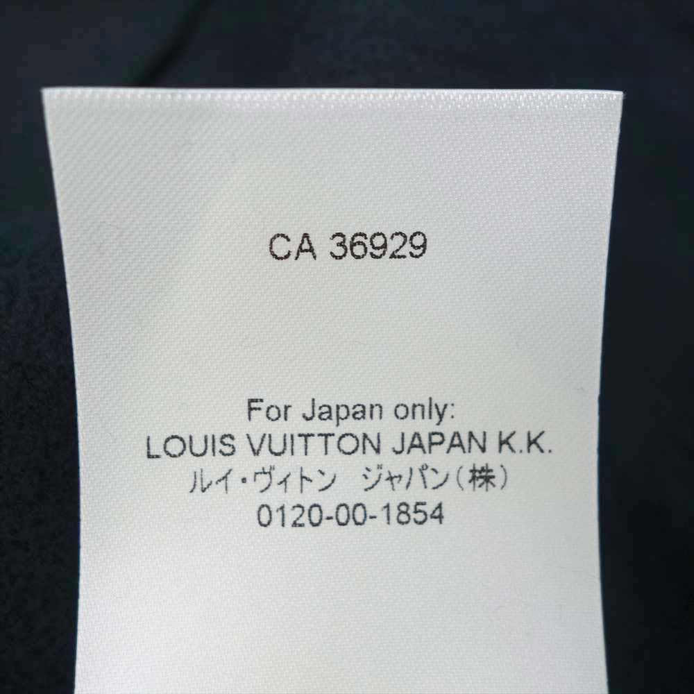 LOUIS VUITTON ルイ・ヴィトン 国内正規品 22SS 1A9SVO LV グラフィック ロゴ フーディ ブラック系 ホワイト系 S【極上美品】【中古】