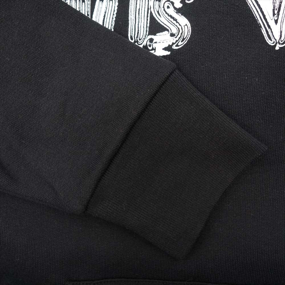 LOUIS VUITTON ルイ・ヴィトン 国内正規品 22SS 1A9SVO LV グラフィック ロゴ フーディ ブラック系 ホワイト系 S【極上美品】【中古】