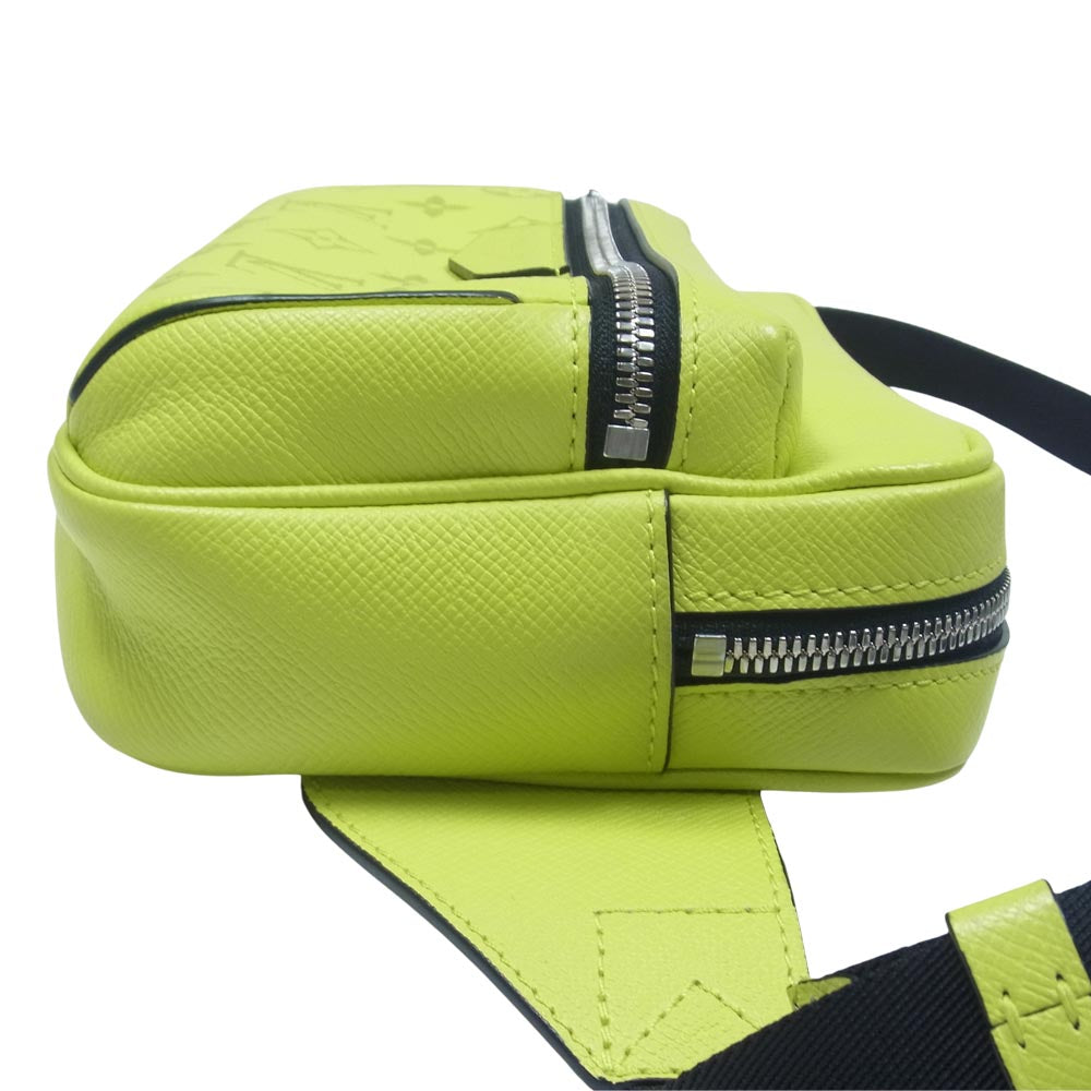 LOUIS VUITTON ルイ・ヴィトン M30251 モノグラム タイガラマ バムバッグ ボディバッグ イエロー系【美品】【中古】