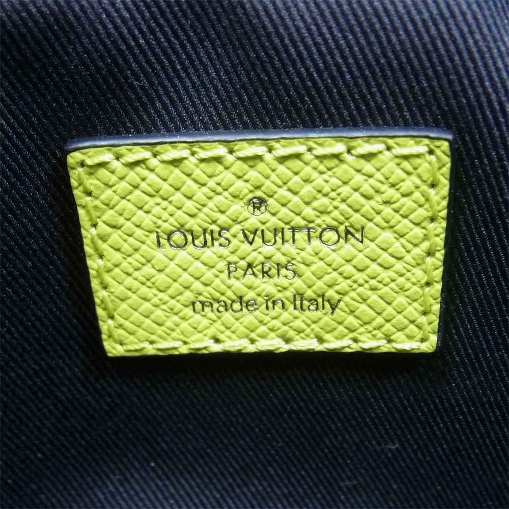 LOUIS VUITTON ルイ・ヴィトン M30251 モノグラム タイガラマ バムバッグ ボディバッグ イエロー系【美品】【中古】