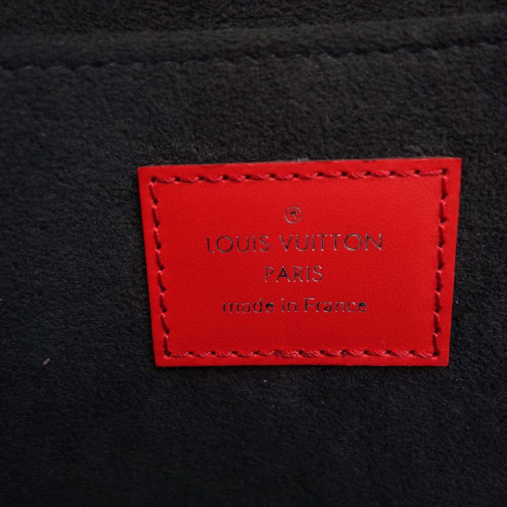 Supreme シュプリーム LOUIS VUITTON 17AW M67722 LV Pochette Jour GM ルイヴィトン エピ レザー クラッチバッグ レッド系【中古】