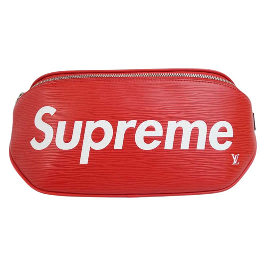 Supreme シュプリーム LOUIS VUITTON 17AW M53418 Bumbag Red ルイヴィトン バムバッグ レッド系【美品】【中古】