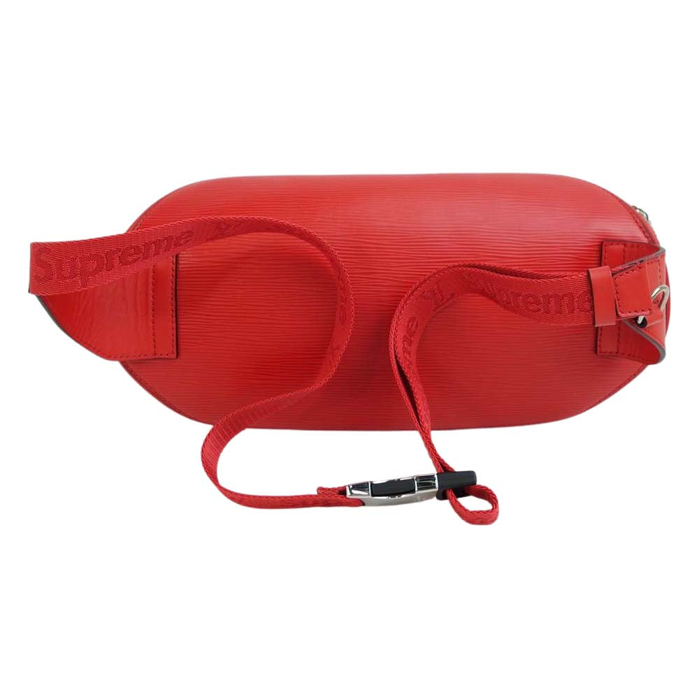 国内正規品 赤 極美品 17AW SUPREME Waist Bag Red