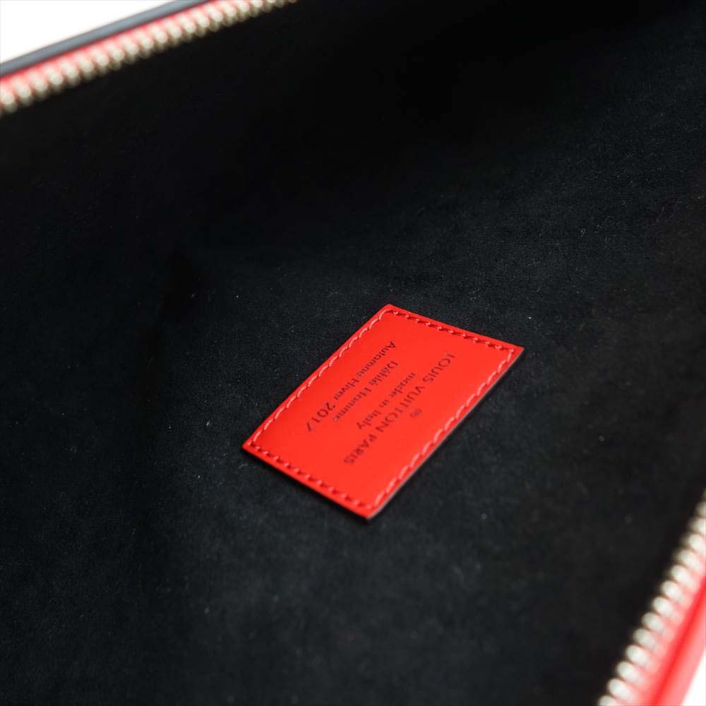 Supreme シュプリーム LOUIS VUITTON 17AW M53418 Bumbag Red ルイヴィトン バムバッグ レッド系【美品】【中古】