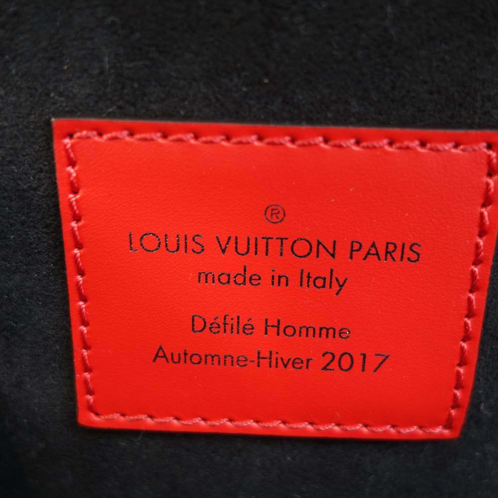 Supreme シュプリーム LOUIS VUITTON 17AW M53418 Bumbag Red ルイヴィトン バムバッグ レッド系【美品】【中古】